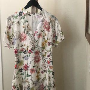 Parker Floral Ruffled Dress